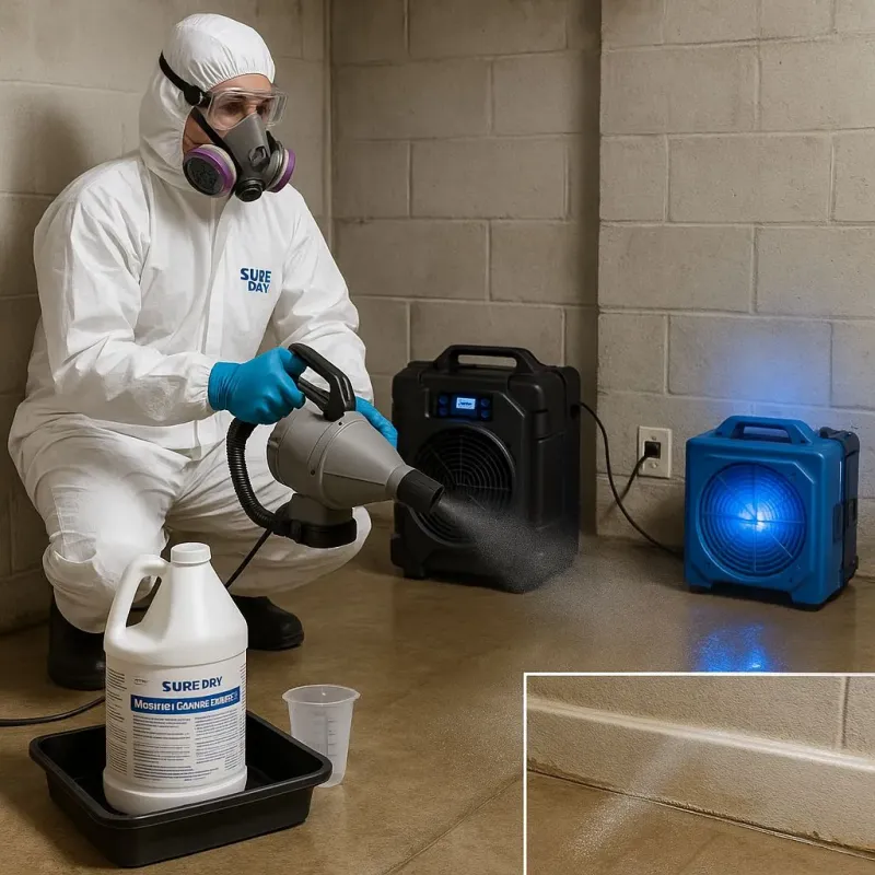 Sanitization and Odor Removal process in Hinsdale, NH